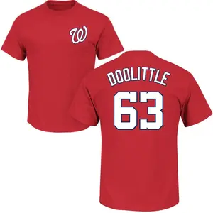 Men's Sean Doolittle Washington Nationals Roster Name & Number T-Shirt - Red